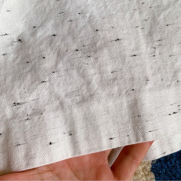 🐚 REBECCA TAYLOR WHITE BLACK TIE DETAIL HIGH WAIST SKORT! - Picture 10 of 13